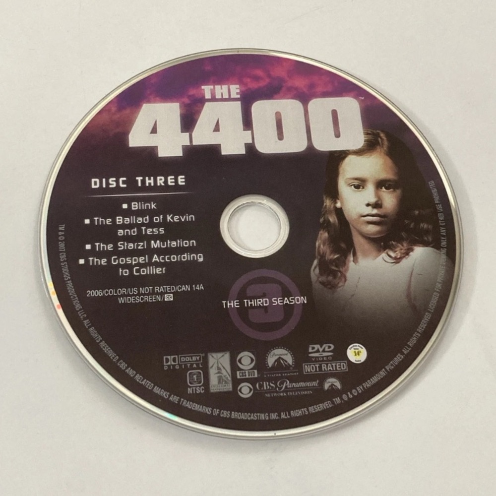The 4400: Season 3 Disc 3 Replacement DVD